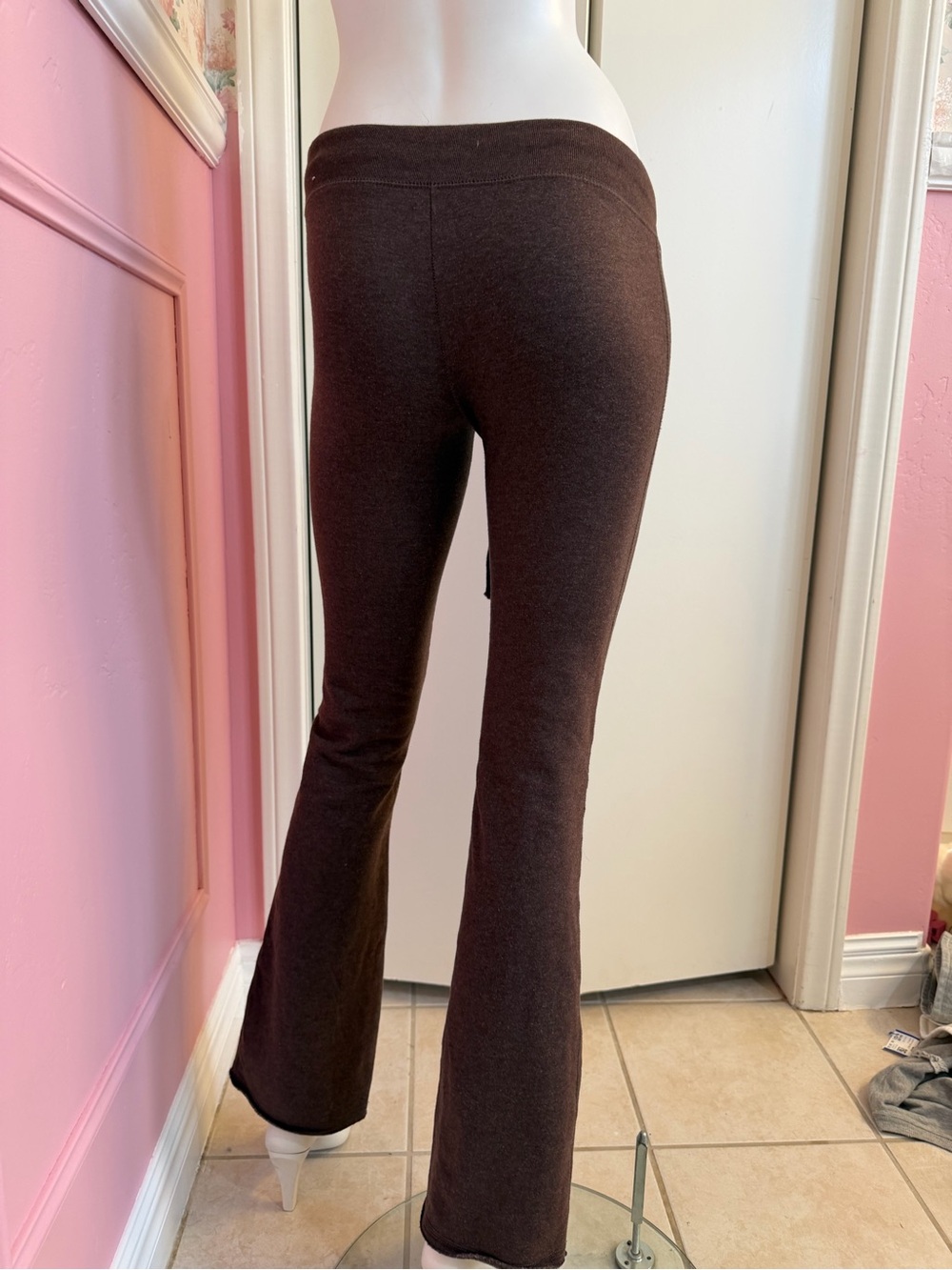 Aeropostale Brown ' Drawstring Flare Sweatpants - Picture 4 of 5